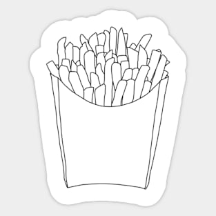 french fries Sticker